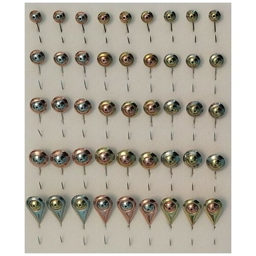 Мормышка Окуневый глаз тип - 4/вА (уп 45 шт блистер) набор мормышек с прижимом для мотыля тип 4 блистер 10 шт крючки мустад