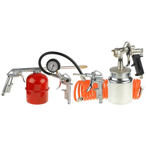 Набор пневмоинструмента STAYER 5 предметов с нижним бачком 06487-H5 389000₽