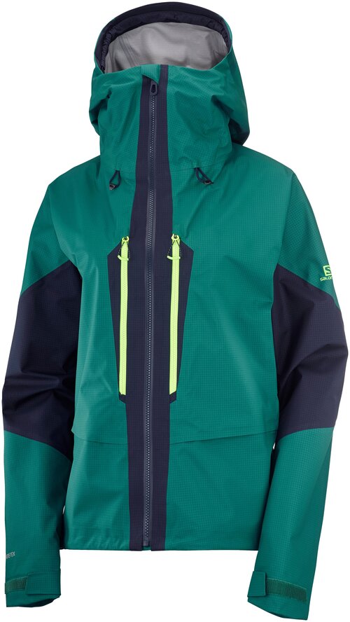 Куртка Salomon Outpeak Gtx 3L Jkt W, размер S, зеленый, синий