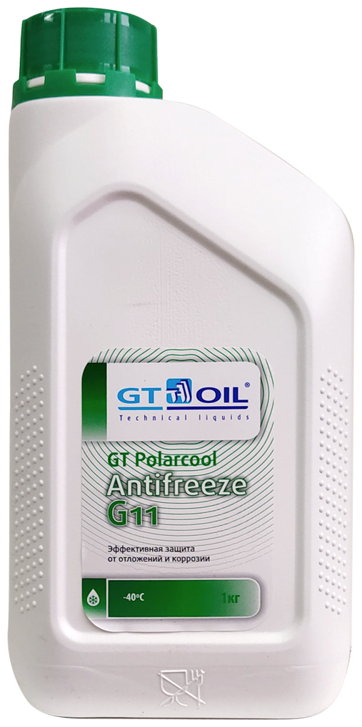 Антифриз Готовый Селикатный Зеленый Polarcool G11 220кг GT OIL4665300010256