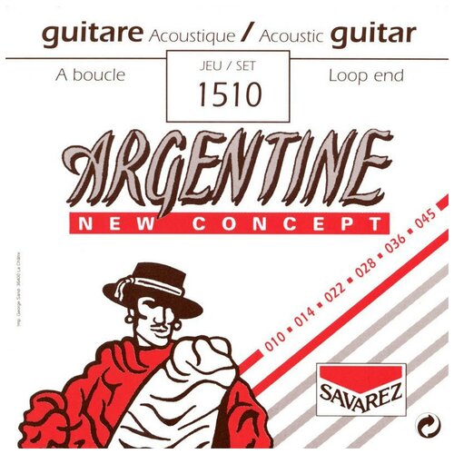 фото Savarez argentine 1510 (10-45) струны для акустической гитары