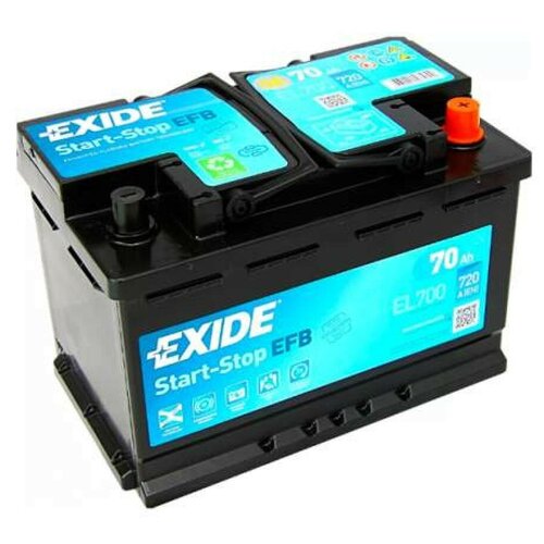 фото Аккумулятор exide el700 70 а*ч п. п.