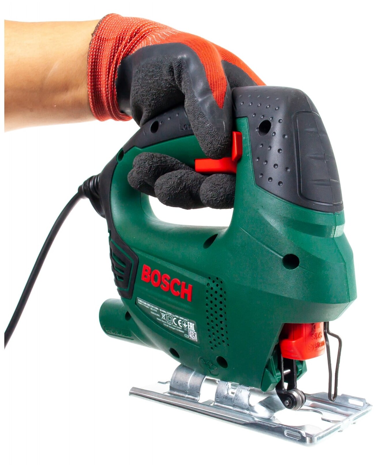 Лобзик Bosch PST 750 PE 06033A0521, 530 Вт - фотография № 4