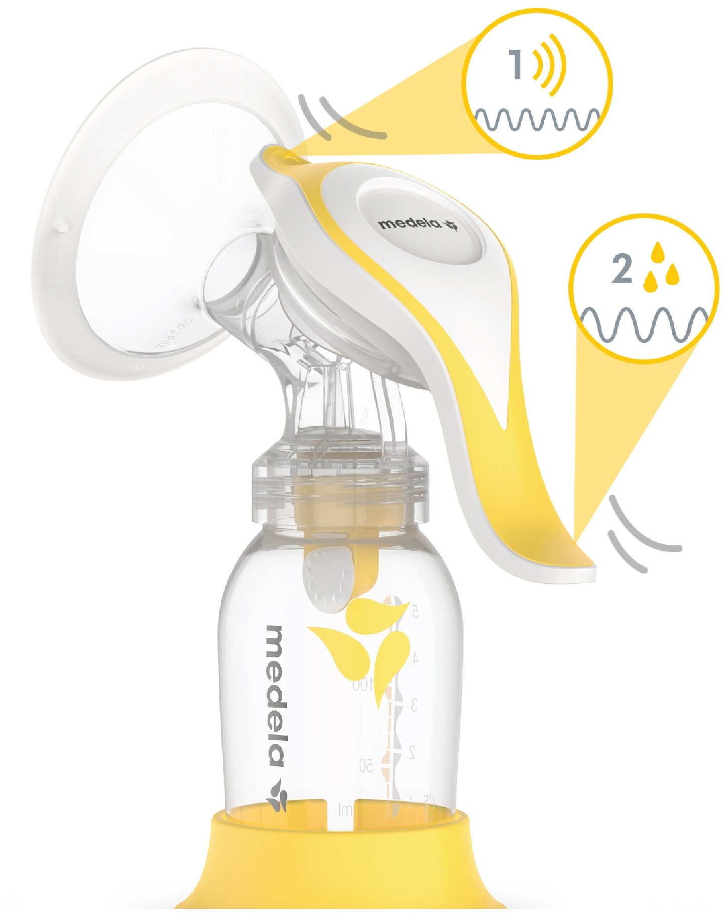 Медела Молокоотсос ручной Хармони Бейсик Двухфазный Medela - фото №2