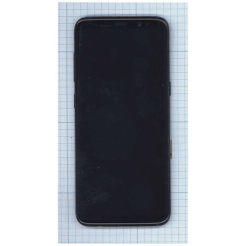 Дисплей для Samsung Galaxy S8 SM-G950F черный с черной рамкой гидрогелевая самовосстанавливающаяся противоударная защитная плёнка для sony xperia xa1 ultra