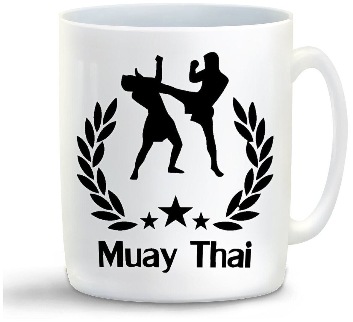 Кружка белая CoolPodarok Muay Thai