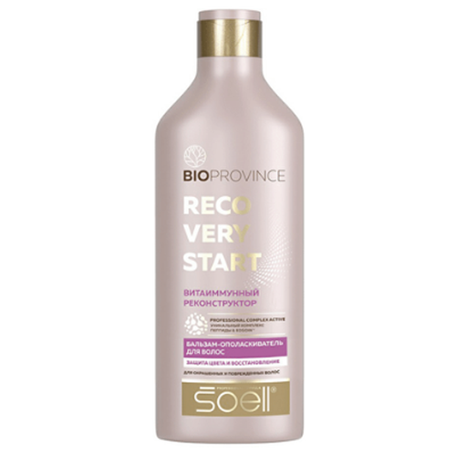 Бальзам-Ополаскиватель для волос Soell BioProvince Recovery Start 400 мл soell bioprovince шампунь для волос recovery start 6 штук