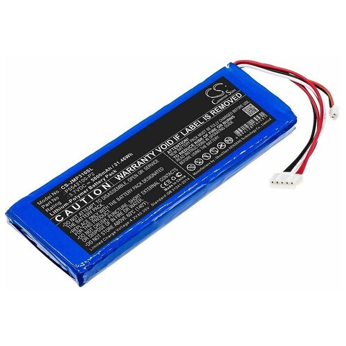 аккумуляторная батарея cameronsino cs jmp310sl для jbl pulse 3 version 2 3 7v 5800mah 21 46wh Аккумулятор для акустики JBL Pulse 3 Version 2 (P5542100-P2)