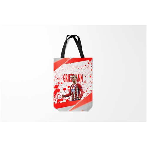 фото Сумка-шоппер / 31х42 см / футбол / barcelona антуан гризманн antoine griezmann z burnettie