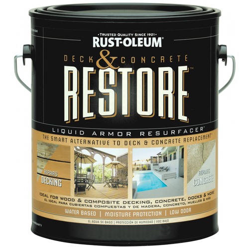 RUST-OLEUM Deck & Concrete Restore 46158 Покрытие для восстановления деревянных и бетонных полов 3,78л Мускатный орех