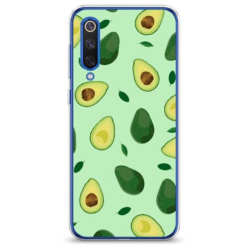 фото Силиконовый чехол "blue avocado" на xiaomi mi9 se / сяоми ми 9 se case place