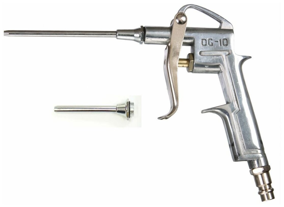 Продувочный пистолет металлический с набором аксессуаров
