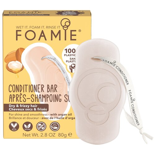 Твердый кондиционер Foamie Kiss Me Argan для непослушных волос