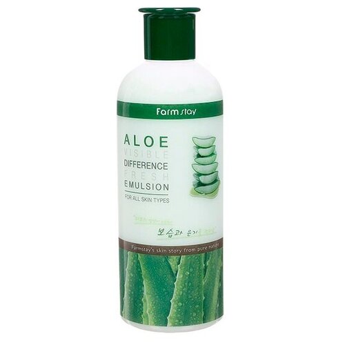 FarmStay Aloe Visible Difference Fresh Emulsion - Эмульсия освежающая с экстрактом алоэ 350 мл освежающая эмульсия с экстрактом алоэ aloe visible difference fresh emulsion