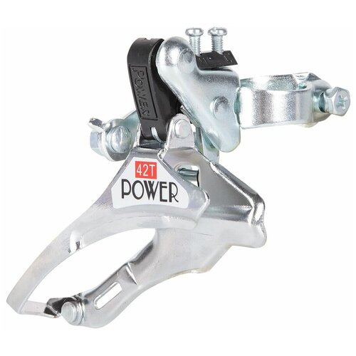 Переключатель передний .Power FD-10tt 24T-42T, 28.6мм, верхняя тяга