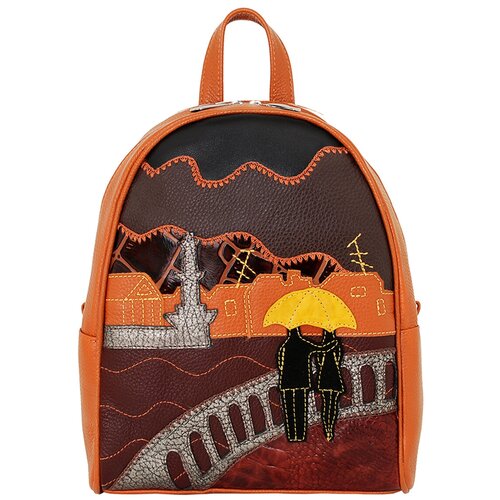 фото Рюкзак женский дс-348 город, цвет рыжий protege