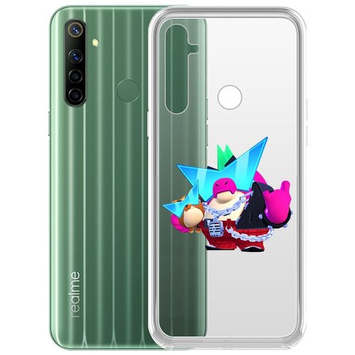 Чехол-накладка Clear Case Brawl Stars-Плохиш Базз для Realme 6i чехол накладка clear case brawl stars плохиш базз для samsung galaxy a02s a025