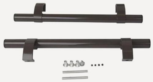 Изображение товара Ручка Скоба для аллюминевых и пластиковых дверей, длина: 500 мм, цвет: коричневый