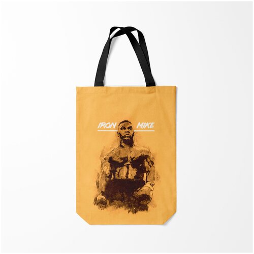 фото Сумка-шоппер / 31х42 см / боевые искусства / майк тайсон iron mike burnettie