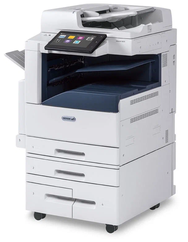 МФУ лазерное Xerox VersaLink B7025 с тумбой (VLB7025_SS), ч/б, A3, белый/синий