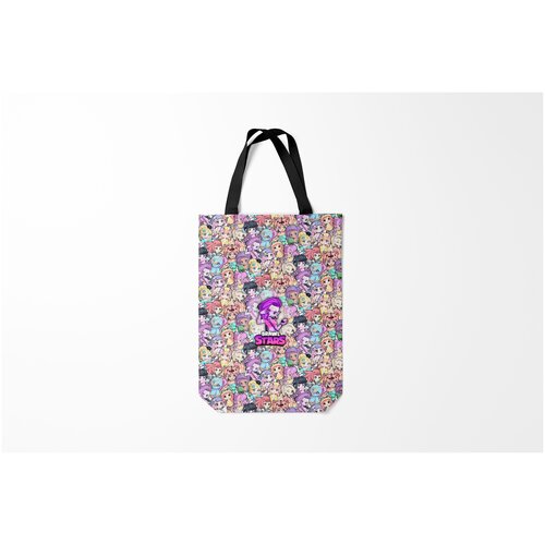 фото Сумка-шоппер / 31х42 см / геймерам / brawl stars brawlstars girls oko burnettie