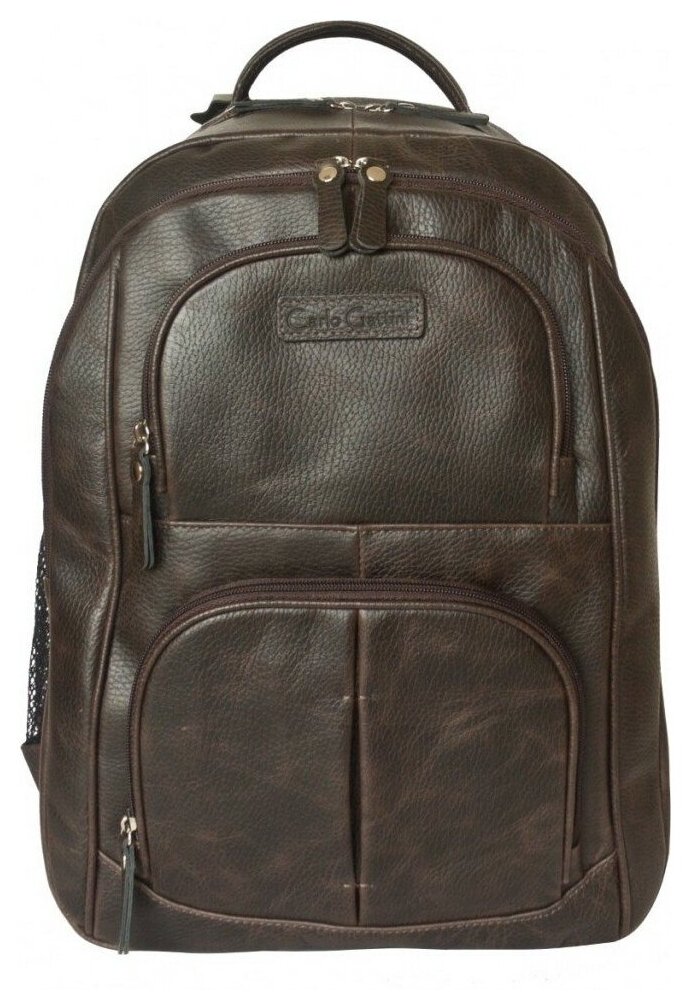 Мужской кожаный рюкзак Carlo Gattini Rivarolo brown 3071-04 