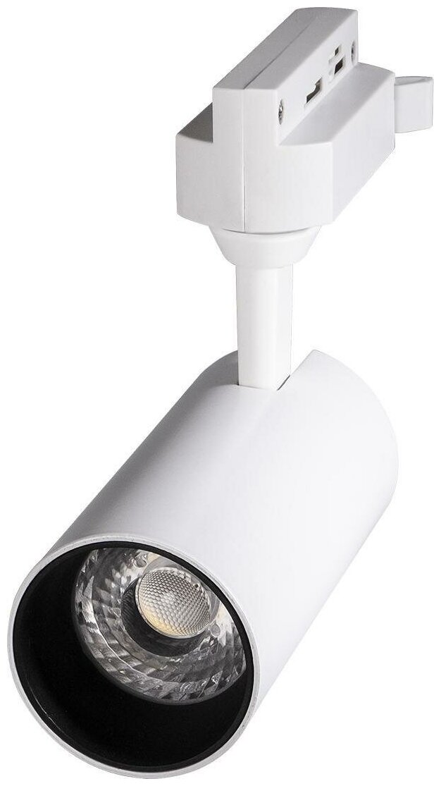 Однофазный трековый светильник Трековые светильники PTR / PTR 0715 15w 3000K 24° WH (белый) IP40 Jazzway (5018549), цена за 1 шт.