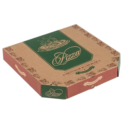Коробка для пиццы 25х25 см, 25 шт, Вкусная и свежая