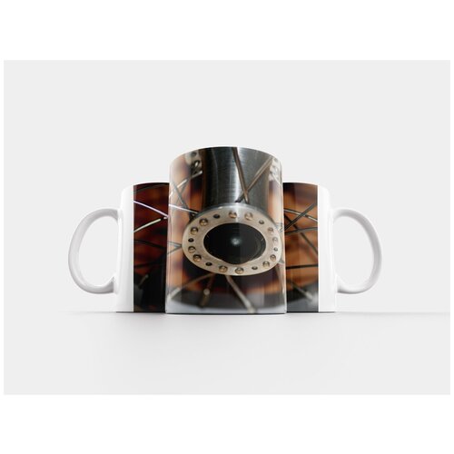 фото Кружка "ступица колеса, спицы, велосипед" 320 мл lotsprints