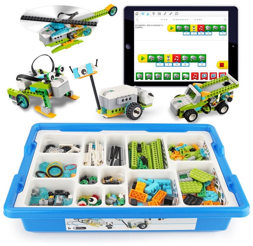 Новый Базовый набор wedo 2.0 / Развивающий конструктор Робототехника / совместим с лего / подарок для детей