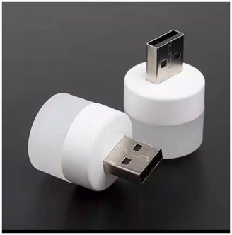 Светодиодный мини-светильник с USB разъемом, лампа с внешним аккумулятором, ночник, 1шт (теплый свет) — купить в интернет-магазине по низкой цене на Яндекс Маркете