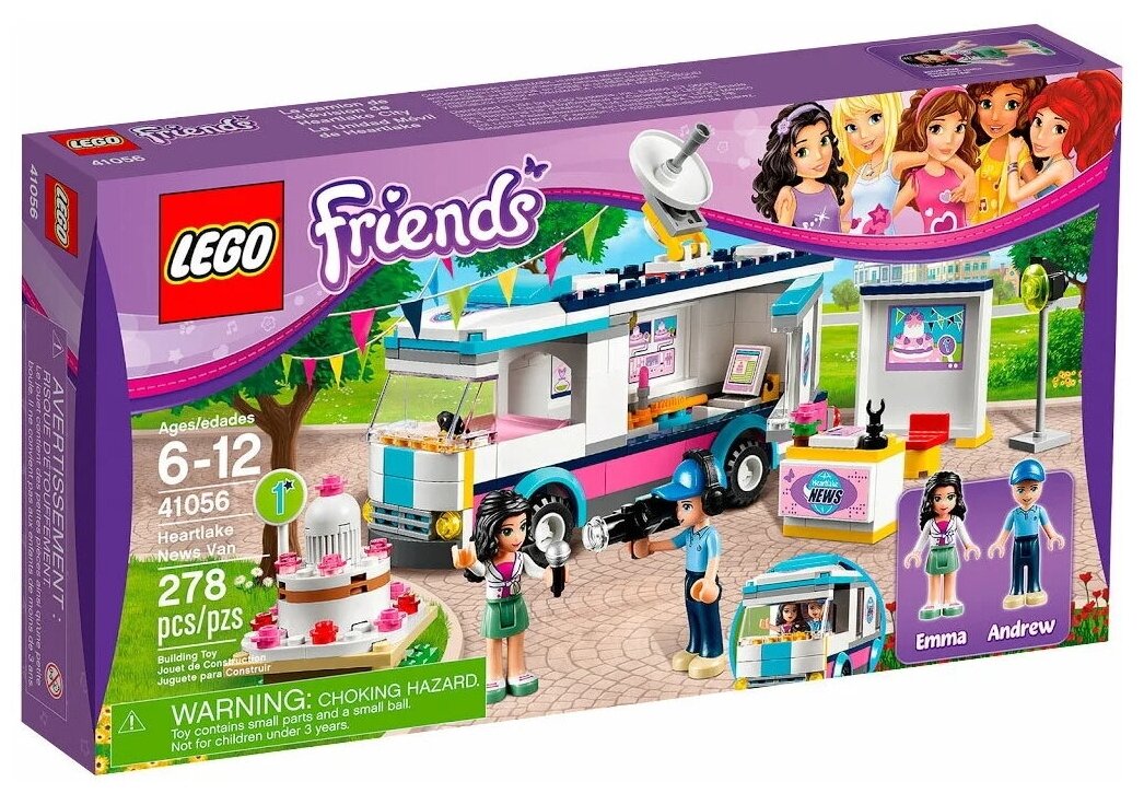 Конструктор LEGO Friends 41056 Новостной фургон Хартлейк