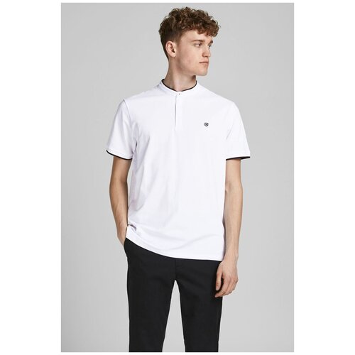 фото Поло jack & jones 12188451 размер 46/s, white