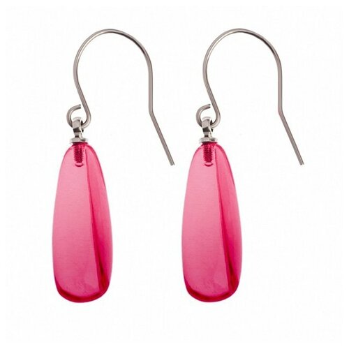 Серьги розовый