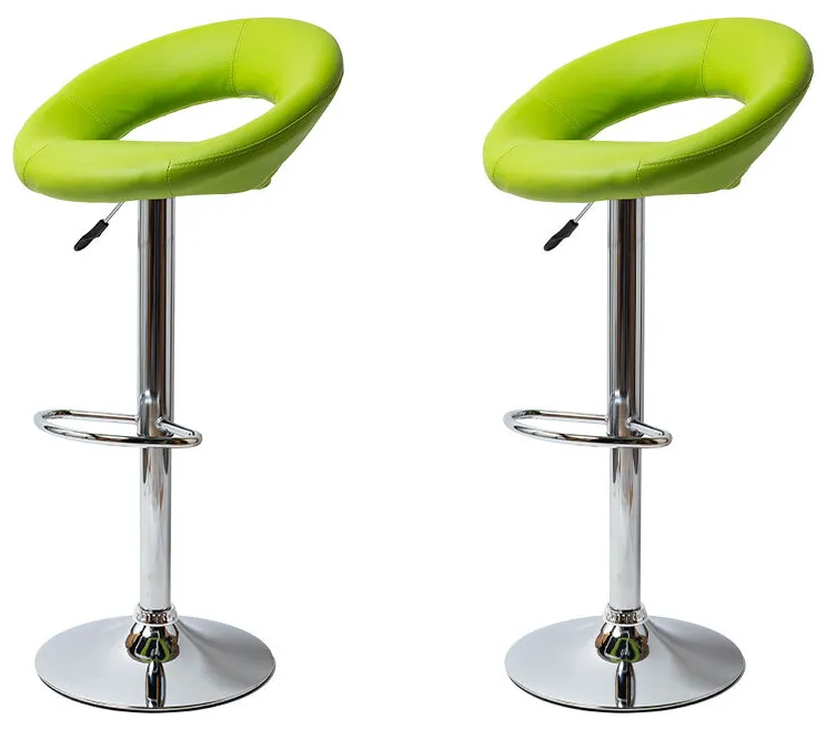 Комплект из двух барных стульев BN 1009-1 зеленый
