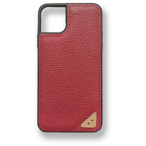 Кожаный чехол накладка Melkco Origin Series Snap Ring Case для Apple iPhone 11 Pro Max, красный