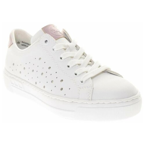 фото Кеды rieker женские летние, размер 40, цвет белый, артикул l8830-80