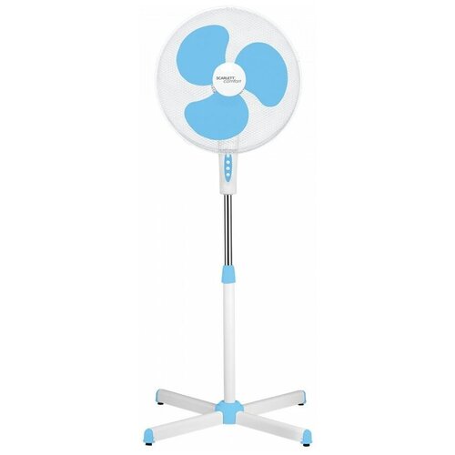 Вентилятор напольный SCARLETT SC-SF111B29 45Вт белыйголубой 350200₽