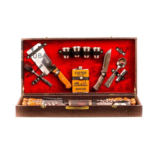 Подарочный шашлычный набор 