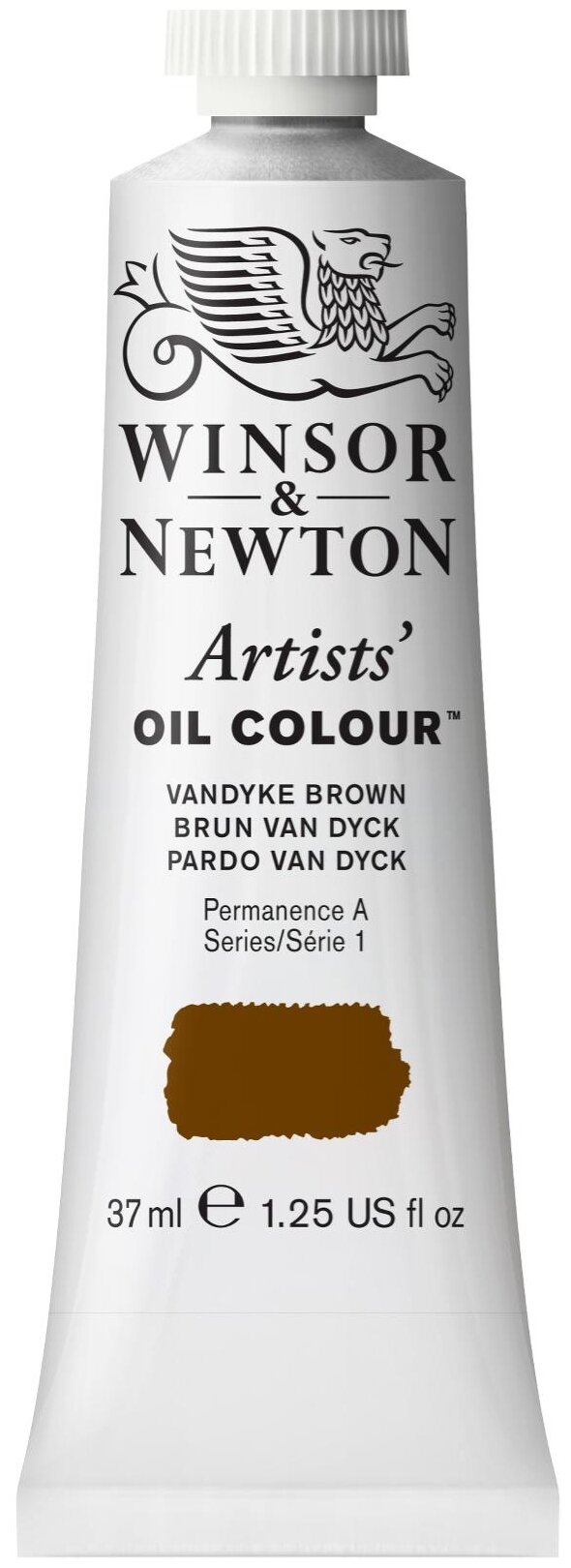 Winsor&Newton Масляная краска Artists', коричневый Ван Дейк 37мл