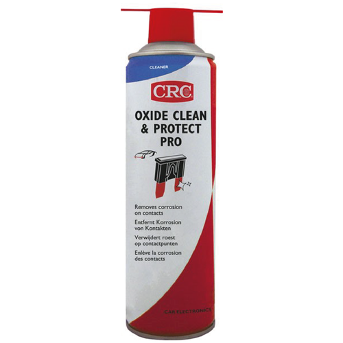 Очиститель корродированных и сильно загрязненных контактов CRC OXIDE CLEAN  & PROTECT PRO аэрозоль 250 мл