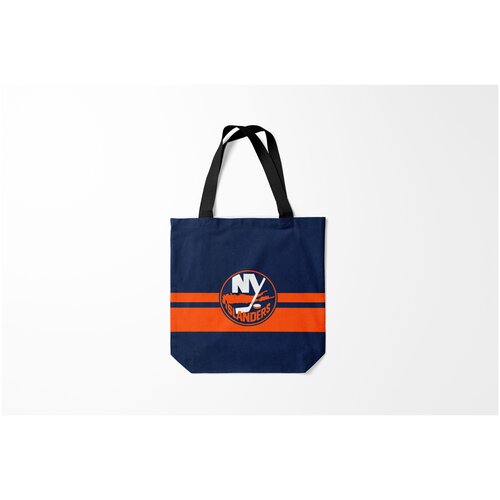 фото Сумка-шоппер / 40х40 см / хоккей / nhl ny islanders burnettie