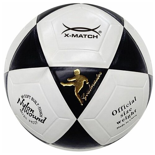 фото Мяч футбольный x-match, ламинированный, pu, 400 г.