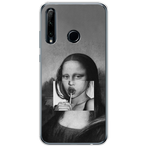 Силиконовый чехол на Honor 10i / Хонор 10i Mona Lisa sucking lollipop