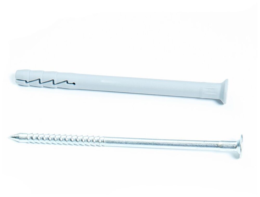 фото Дюбель-гвоздь с потайной манжетой, 8х60 мм, 100 шт