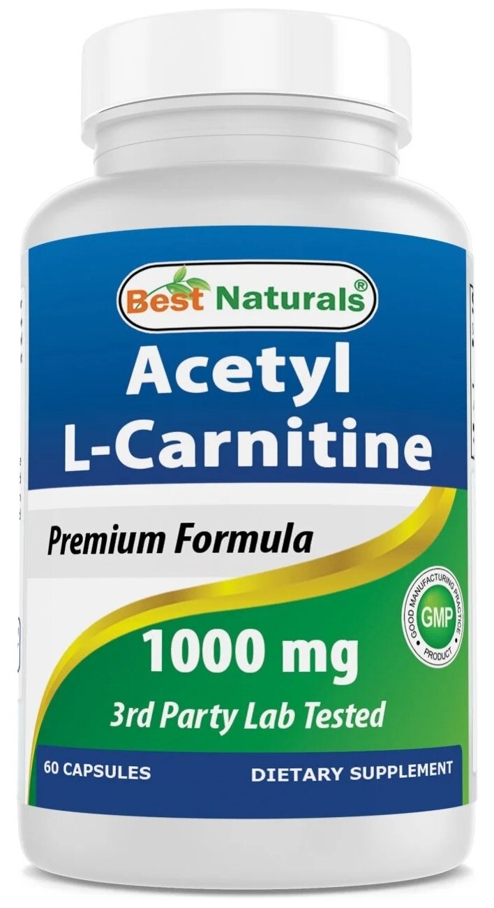 Капсулы Best Naturals Acetyl L-Carnitine