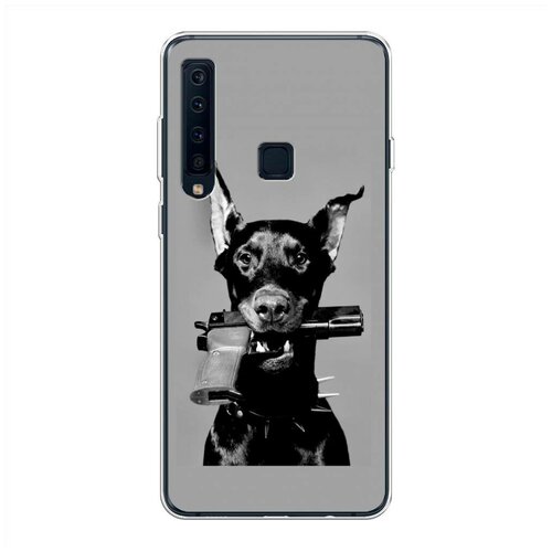 фото Силиконовый чехол "доберман" на samsung galaxy a9 2018 / самсунг галакси а9 2018 case place