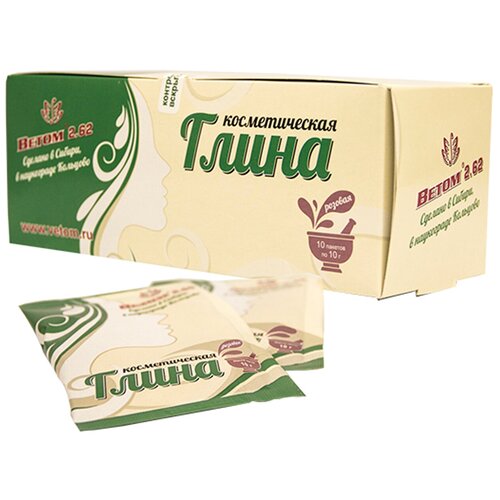 Косметическая глина розовая Ветом 2.62 (10 г)