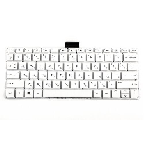 Клавиатура для HP 14-ax Белая pn NB006-AUS 1420₽
