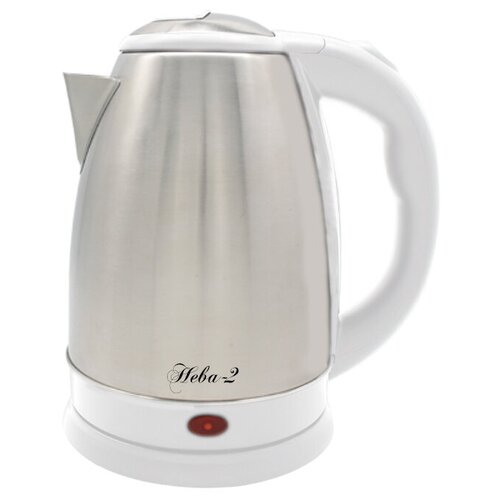 Чайник электрический Великие реки Нева-2 нерж сталь в белом пластике 82900₽